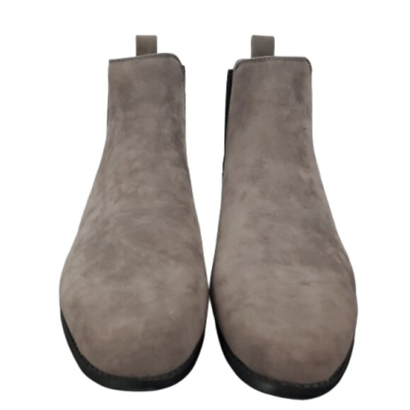  Design chelsea faux suede grey men boots size 9 main image 4